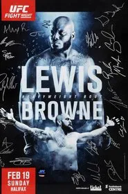 UFC Fight Night 105: Lewis vs. Browne movie poster