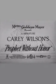 Poster do filme Prophet Without Honor