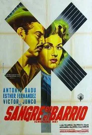 Sangre en el barrio movie poster