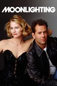 Moonlighting tv show poster