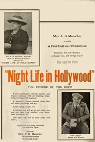 Night Life in Hollywood movie poster