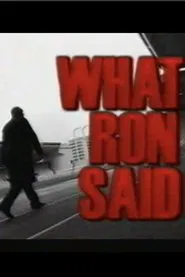 Poster do filme What Ron Said