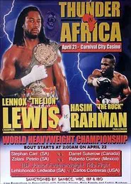 Lennox Lewis vs. Hasim Rahman movie poster