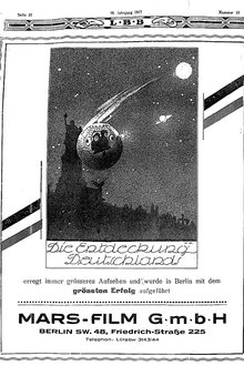 The Discovery of Germany by the Martians movie poster