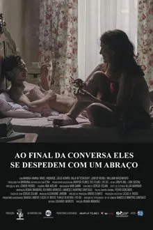 After the Conversation, They Say Goodbye with an Embrace movie poster
