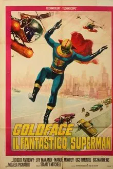 Goldface, the Fantastic Superman movie poster
