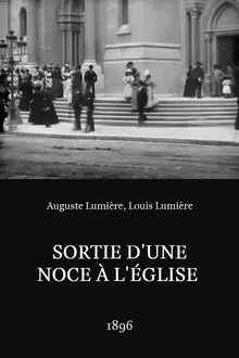 Sortie d'une noce à l'église movie poster