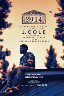 2014 Forest Hills Drive 10th Anniversary Show Live at Madison Square Garden movie poster