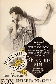 The Splendid Sin movie poster