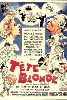 Tête blonde movie poster