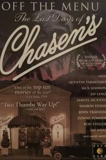 Off the Menu: The Last Days of Chasen's movie poster