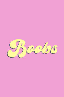 Boobs movie poster