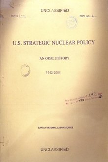 U.S. Strategic Nuclear Policy movie poster