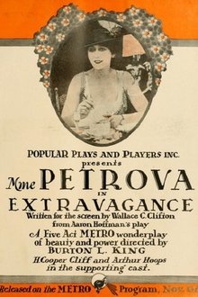 Extravagance movie poster