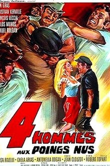 Quatre hommes aux poings nus movie poster