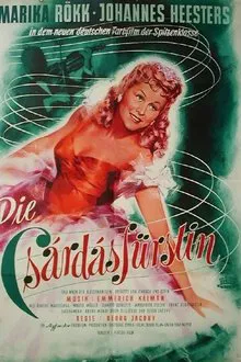 The Csardas Princess movie poster