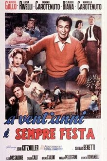 A vent'anni è sempre festa movie poster