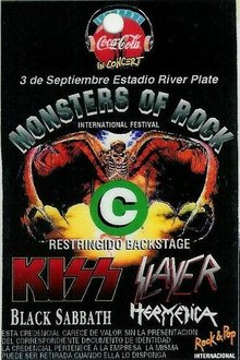 Black Sabbath. River Plate Stadium Buenos Aries 1994 movie poster