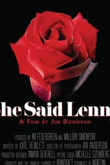She Said Lenny movie poster