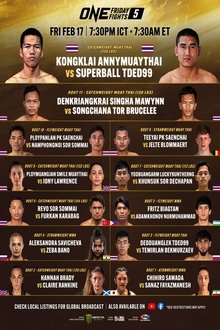 ONE Friday Fights 5: Kongklai vs. Superball movie poster