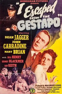 I Escaped from the Gestapo movie poster