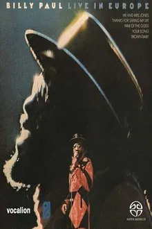 Billy Paul Live In Europe movie poster