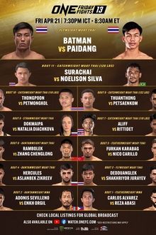ONE Friday Fights 13: Batman vs. Paidang movie poster