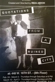 Quotations From a Ruined City movie poster