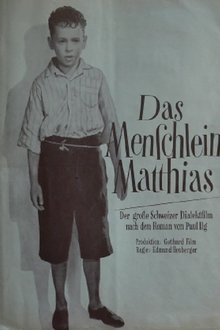 Das Menschlein Matthias movie poster