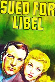Sued for Libel movie poster