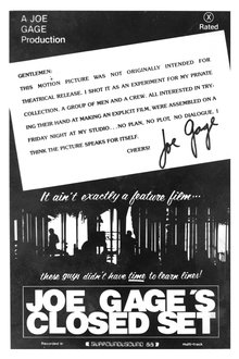 Closed Set movie poster