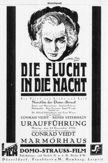 The Flight in the Night movie poster