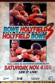 Evander Holyfield vs. Riddick Bowe III movie poster