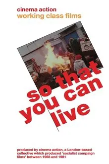 So That You Can Live movie poster