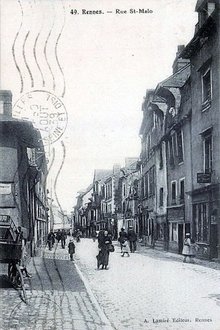 Once upon a time in Saint Malo street movie poster