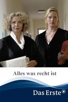 Alles was recht ist movie poster