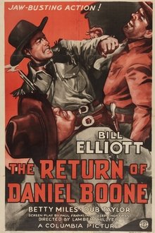 The Return of Daniel Boone movie poster