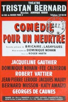 Comédie pour un meurtre movie poster