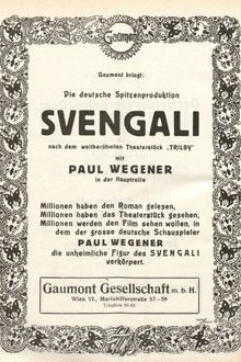 Svengali movie poster