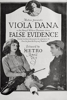 False Evidence movie poster