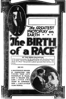 The Birth of a Race movie poster