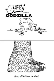 Bambi Meets Godzilla movie poster