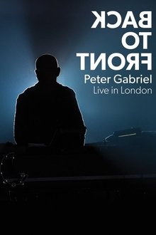 Peter Gabriel: Back To Front movie poster