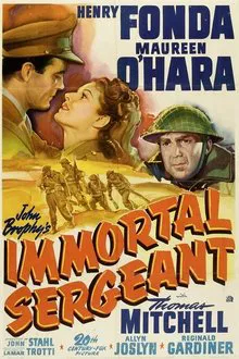 Immortal Sergeant movie poster
