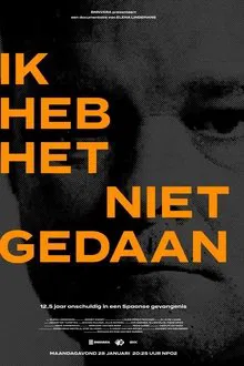 Ik heb het niet gedaan movie poster