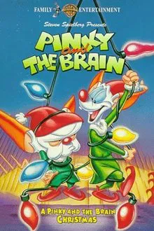 A Pinky and the Brain Christmas movie poster