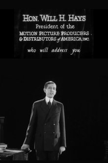 Introductory Speech by Will H. Hays movie poster