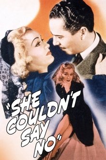 She Couldn't Say No movie poster