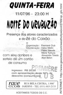Noite do Urubuzão Humano movie poster