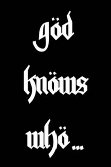 God Knows Who... movie poster